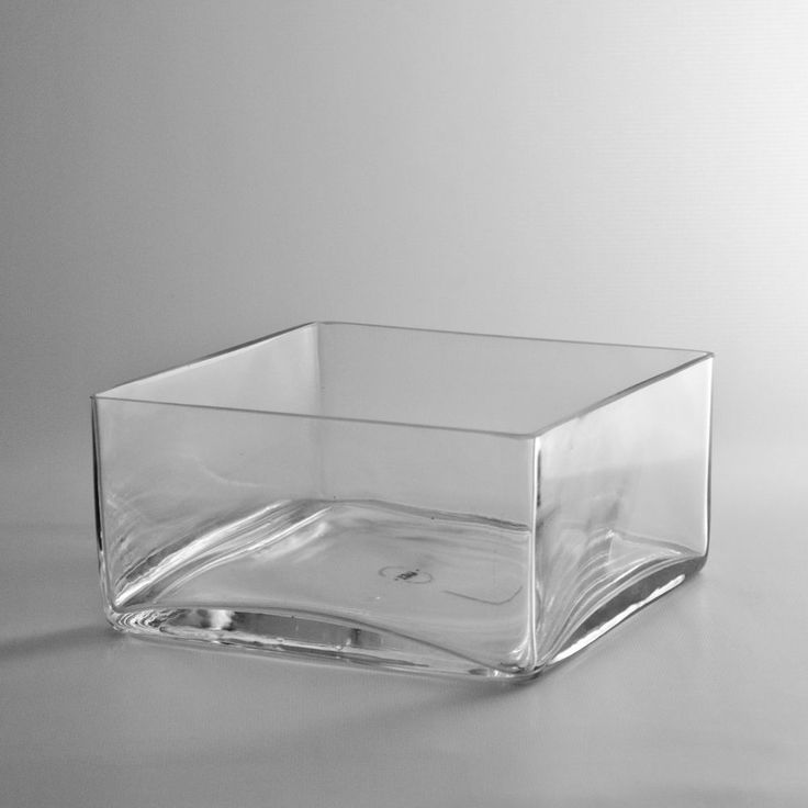 Square Glass Vase